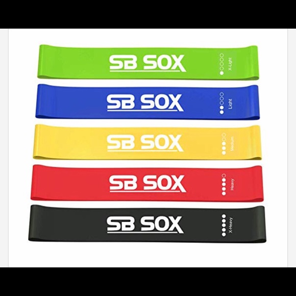 SB SOX 5-Levels Resistance Bands Set - Picture 4 of 12